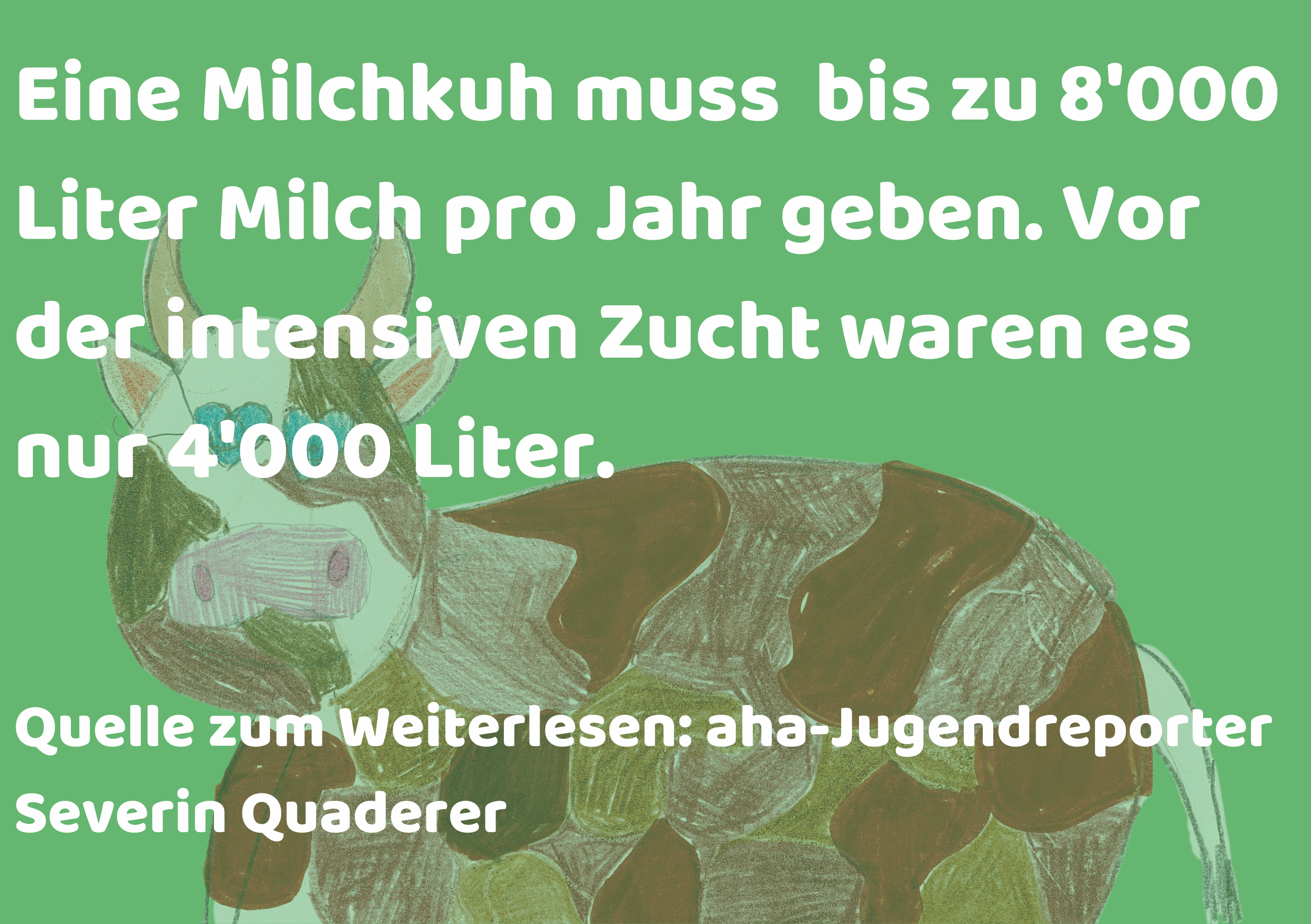 Rindertierhaltung Fakt 1